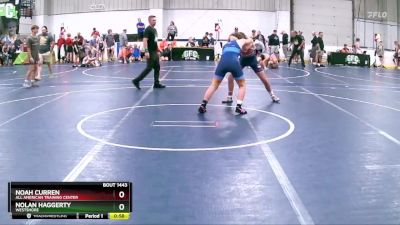 130 lbs Semifinal - Noah Curren, All American Training Center vs Nolan Haggerty, Westshore