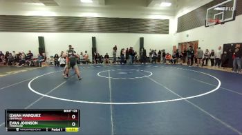 157 lbs Champ. Round 2 - Evan Johnson, Timberline vs Izaiah Marquez, Centralia