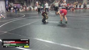 145 lbs Quarterfinal - Olivia Garrean, Team Nebraska vs Veronica Madrid, Team Kansas