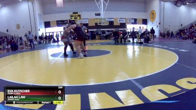 235 lbs Quarterfinal - Eva Kutscher, Perry (Lake) vs Lailah Law, Akron East