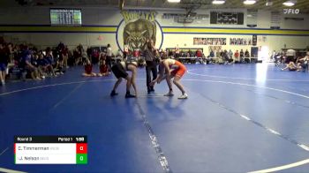 JV-29 lbs Round 3 - James Nelson, Benton Community vs Christian Timmerman, West Delaware, Manchester