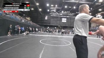 174 lbs Champ. Round 1 - Leonardo Galasso, Arizona Christian University vs Christopher Bauer, Missouri Baptist University