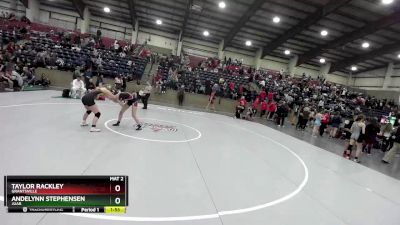 115 lbs Cons. Round 4 - Andelynn Stephensen, Juab vs Taylor Rackley, Grantsville