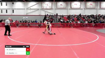 182 lbs Consi Of 8 #1 - Nico Chiulli, Melrose vs Griffin Gasdia, Hanover