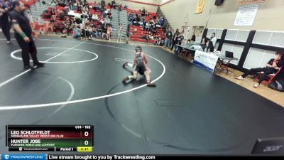 102 lbs Semifinal - Hunter Jobe, Punisher Wrestling Company vs Leo Schlotfeldt, Snoqualmie Valley Wrestling Club