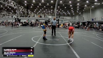 165 lbs Semis (4 Team) - Alariece Bohn, South Side WC vs Belen Medina, Xtreme Team