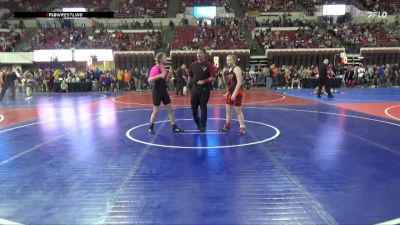 130 lbs Cons. Semi - Coraline Medins, Rugrats vs HarleQuinn Geyer, NW Spartans