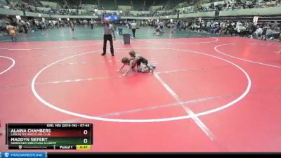 57-63 lbs 1st Place Match - Alaina Chambers, Lancaster Wrestling Club vs Maddyn Siefert, Sarbacker Wrestling Academy