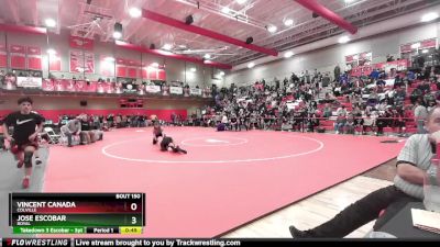 126 lbs Cons. Round 1 - Vincent Canada, Colville vs Jose Escobar, Royal