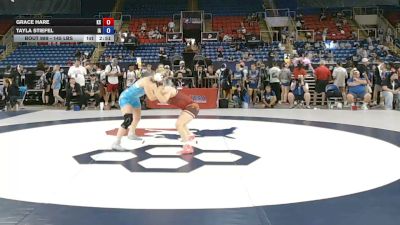 145 lbs Cons. Rd Of 64 - Grace Hare, Kansas vs Tayla Stiefel, Iowa