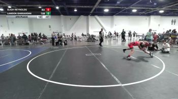 90 lbs 5th Place - Eligh Reynolds, Inland Elite WC vs Landon Gherardini, Team Grand Valley Elite