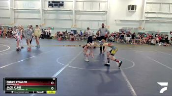 72 lbs Round 5 (6 Team) - Jack Kline, U2 Upstate Uprising vs Bruce Fowler, Ohio Gold