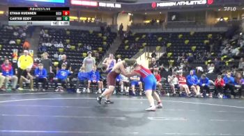 215 lbs Semis - Ethan Kuennen, Decorah vs Carter Eddy, Independence