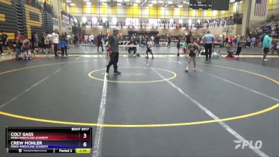 63 lbs Quarterfinal - Colt Gass, Moen Wrestling Academy vs Crew Mohler, Moen Wrestling Academy