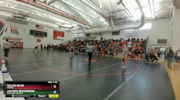 106 lbs Quarterfinal - Talon Nuss, Powell vs Hayden Bohannon, Natrona County