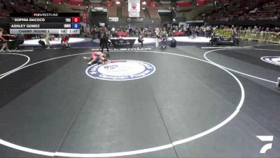 105 lbs Champ. Round 1 - Sophia Dacoco, Tracy Wrestling Club vs Ashley Gomez, Imperial Wrestling