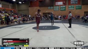 285 lbs Champ. Round 2 - Jesse Garcia, Mt. SAC vs Denzel Mabry, Sacramento City