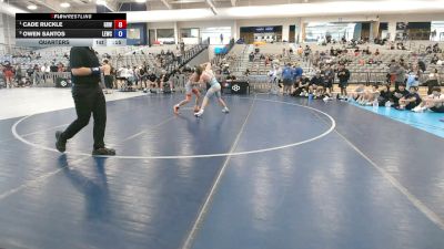 120 lbs Quarters - David McClurg, Granite Wrestling Club vs Wyatt Carnrite, Poway RTC