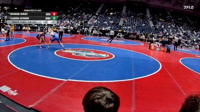 1A-157 lbs Cons. Round 1 - Caden Atkins, Armuchee vs RIVERS WEST, Commerce Hs