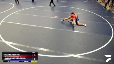 117-125 lbs Round 2 - Destiney Lofton, Summit Wrestling Academy vs Johanna Kruse-Giefer, Minnesota