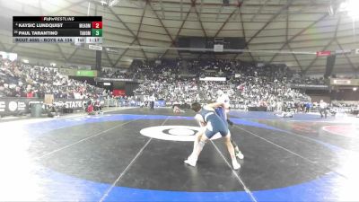 Boys 4A 138 lbs Champ. Round 1 - Paul Tarantino, Tahoma vs Kaysic Lundquist, Mead