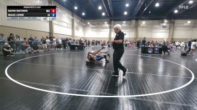 144 lbs Quarterfinal - Gavin Matheis, Islestyle Wrestling vs Isaac Lowe, Lake Gibson