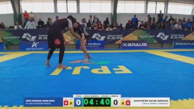 LUCAS PIETRO COA DE CARVALHO vs ENZO EMANUEL ROSSI KUHL 2026 FPJJ Circuito Paulista NO GI Etapa 3