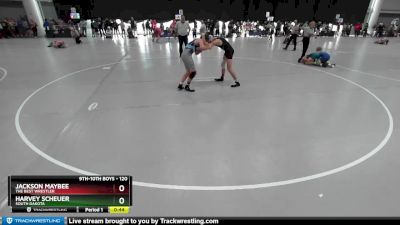 120 lbs Cons. Round 2 - Jackson Maybee, The Best Wrestler vs Harvey Scheuer, South Dakota