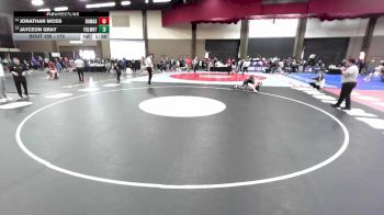 175 lbs Quarterfinal - Jayceon Gray, Eagle Mountain vs Jonathan Moss, Dumas