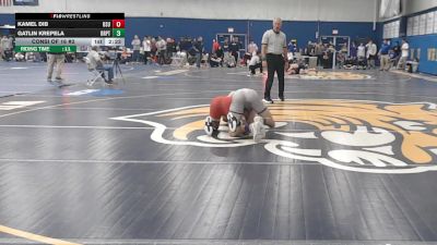 149 lbs Consi Of 16 #2 - Kamel Dib, Bridgewater vs Gatlin Krepela, Bridgeport