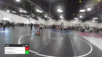 65 lbs Consi Of 4 - Krisstian Montoya, Lockjaw WC vs Catalina Abundis, Bulldogs Jr Wrestling