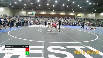 200 lbs Round Of 16 - Brendan Hughes, Mt. Spokane Wrestling Club vs Benjahmin Wilcox, Mayo Quanchi Judo And Wrestling