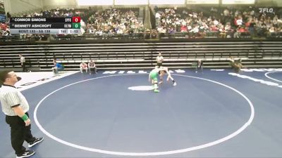 5A 138 lbs Quarterfinal - Connor Simons, Spanish Fork vs Bennett Ashcroft, Olympus