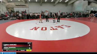 100 lbs Champ. Round 2 - Camila Sanchez, Yuma vs Piper Montoya, Canon City