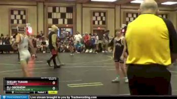 80 lbs Quarterfinals (8 Team) - Shelby Tuhari, Olympic vs Eli Oberheim, Ride Out Wrestling Club