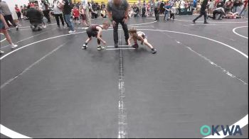 55 lbs Consi Of 8 #2 - Huxley Sullivan, Blackwell Wrestling Club vs Chance Chill, Perry Wrestling Academy