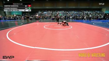 72 lbs Consi Of 8 #2 - Zaniyah Sandoval, MAT MECHANICS vs Aleana Kauwalu, Golden Back