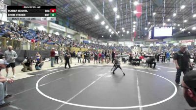52 lbs Consi Of 8 #2 - Jayden Madril, Duran Elite vs Creo Staker, Moffat County Youth Wrestling
