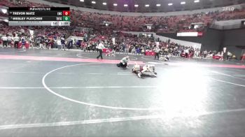 135 lbs Cons. Round 4 - Trevor Matz, Luxemburg-Casco Wrestling Club vs Wesley Fletcher, Team Nazar Training Center