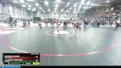 97-108 lbs Round 3 - Jacob Molinar, Buzzsaw WC vs Madden Stratton, Oregon