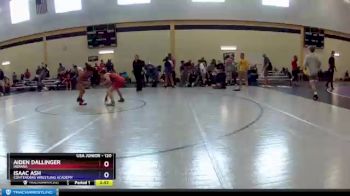 120 lbs Semifinal - Aiden Dallinger, Indiana vs Isaac Ash, Contenders Wrestling Academy