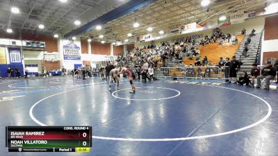 138 lbs Cons. Round 4 - Noah Villatoro, Sultana vs Isaiah Ramirez, Big Bear