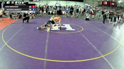 113 lbs Champ. Round 2 - Luke Merchant, Indiana vs Jackson Marlett, SPAR Wrestling Academy
