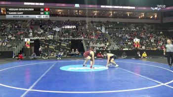184 lbs Cons. Semi - Kaden Hart, Neb.-Kearney vs Keegan Gehlhausen, Chadron St.