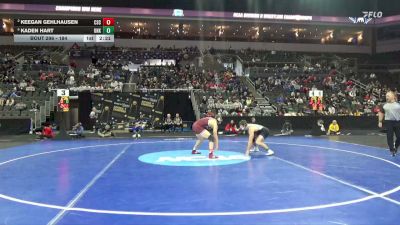 184 lbs Cons. Semi - Kaden Hart, Neb.-Kearney vs Keegan Gehlhausen, Chadron St.