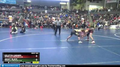 100 lbs Cons. Round 1 - Kelstyn Lindner, Broken Bow Wrestling Club vs Brody Black, Glenwood Wrestling Club