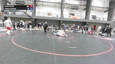 165 lbs Cons. Semis - Hans Kamm, Salem Elite vs James Hansen, East Idaho Elite
