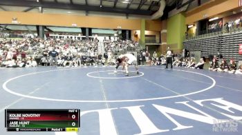 165 lbs Semifinals (8 Team) - Jase Hunt, MARLOW vs Kolbe Novotny, PAWNEE