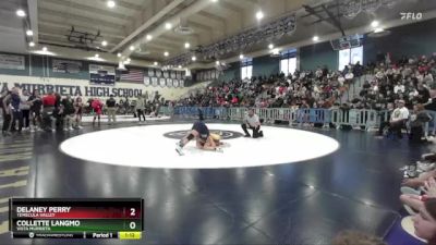 115 lbs Semifinal - Collette Langmo, Vista Murrieta vs Delaney Perry, Temecula Valley