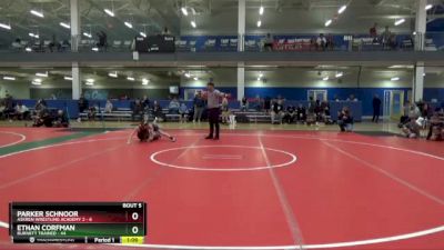 100 lbs Round 1 (16 Team) - Parker Schnoor, Askren Wrestling Academy 2 vs Ethan Corfman, Burnett Trained